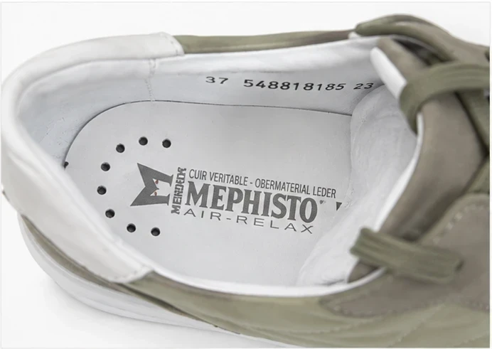Mephisto Matcha kaki leren sneakers - Nieuw met doos - Maat 41,5 – photo 5